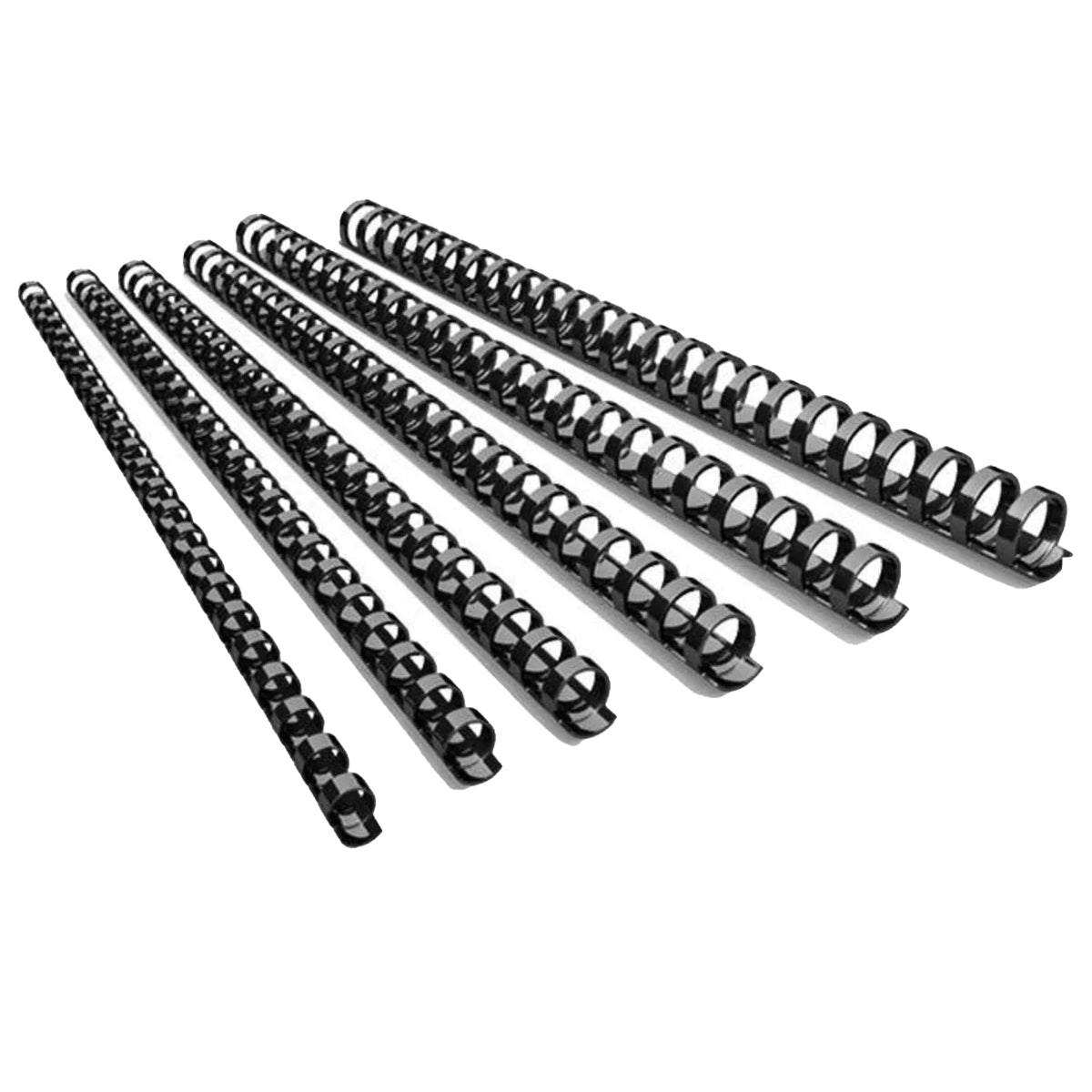 Partner Comb Binding Rings, Black