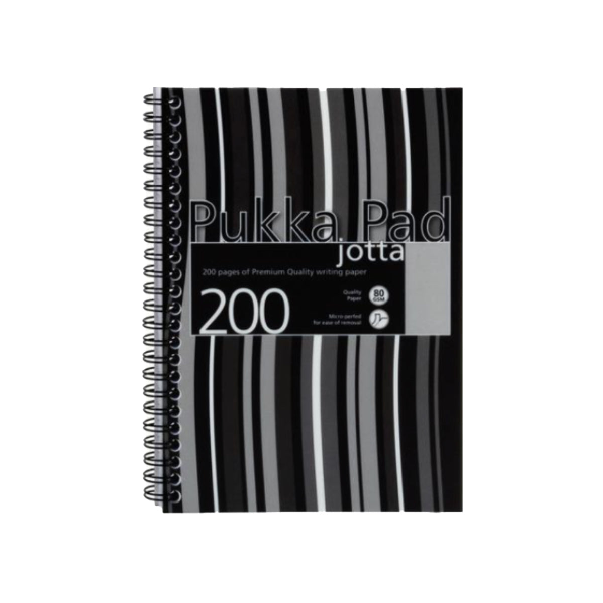 Pukka Pad Jotta Wirebound A5, line ruled, 80gsm, 200sheets/pad, Assorted Colors