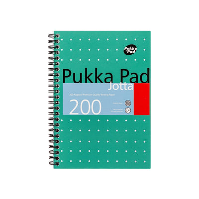 Pukka Pad Jotta Wirebound A5, line ruled, 80gsm, 200sheets/pad, Assorted Colors