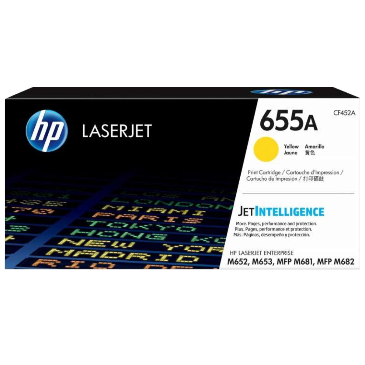 HP 655A Yellow Toner Cartridge - CF452A