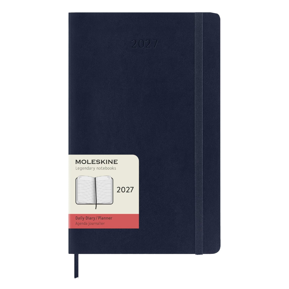MOLESKINE 2027 Daily Diary/Planner A5, 13 x 21 cm, hardcover, Sapphire Blue