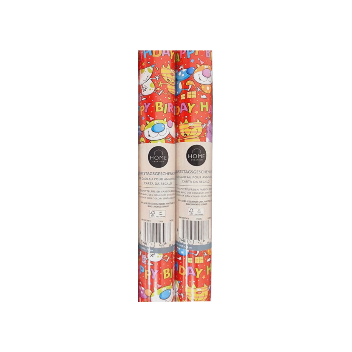 BIRTHDAY Gift Wrapping Paper XL-Size, 70cm x 10m, Various Designs