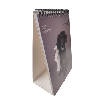 K9 Friends 2027 Desk Calendar, 15 x 21 cm