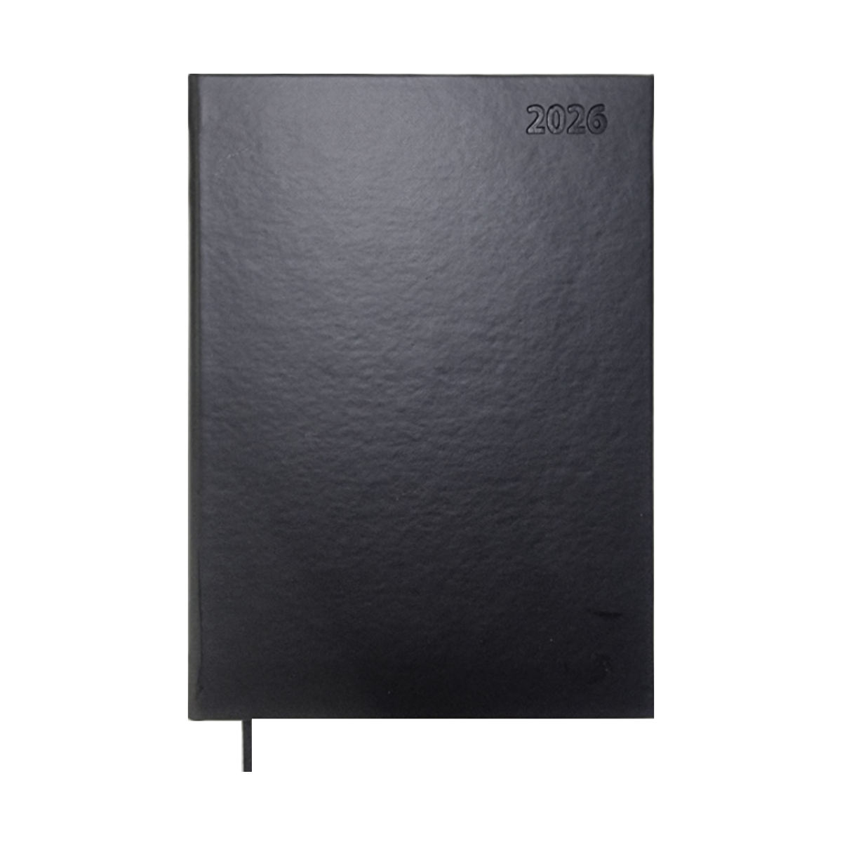 2026 Diary, PU, A5, 15 x 21 cm, 1Day/Page, Black