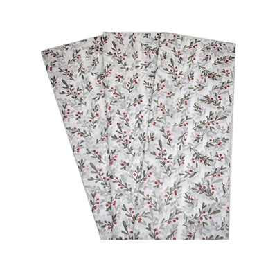 Gift Wrapping Paper Christmas Tree Seedling Floral Pattern, 10sheet/Pack