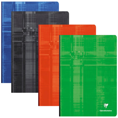 Clairefontaine Notebook A4, Clothbound, Graph Ruled, 90gsm, 192/pages, Assorted Colors