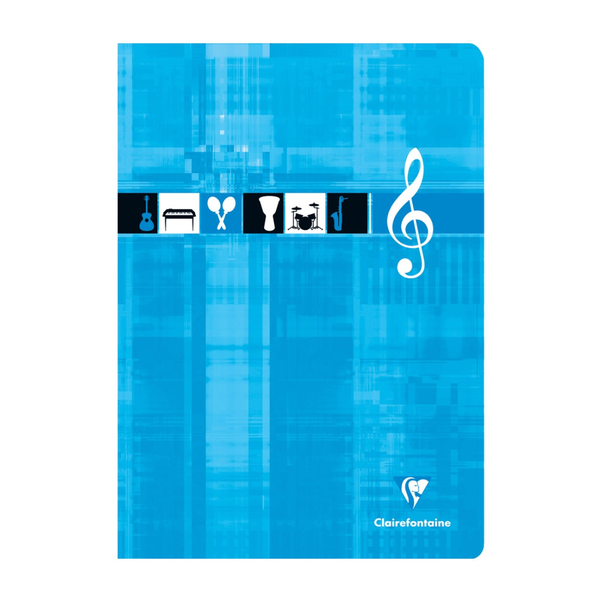 Clairefontaine Music Book A4, Staplebound, 96/pages, Assorted Colors