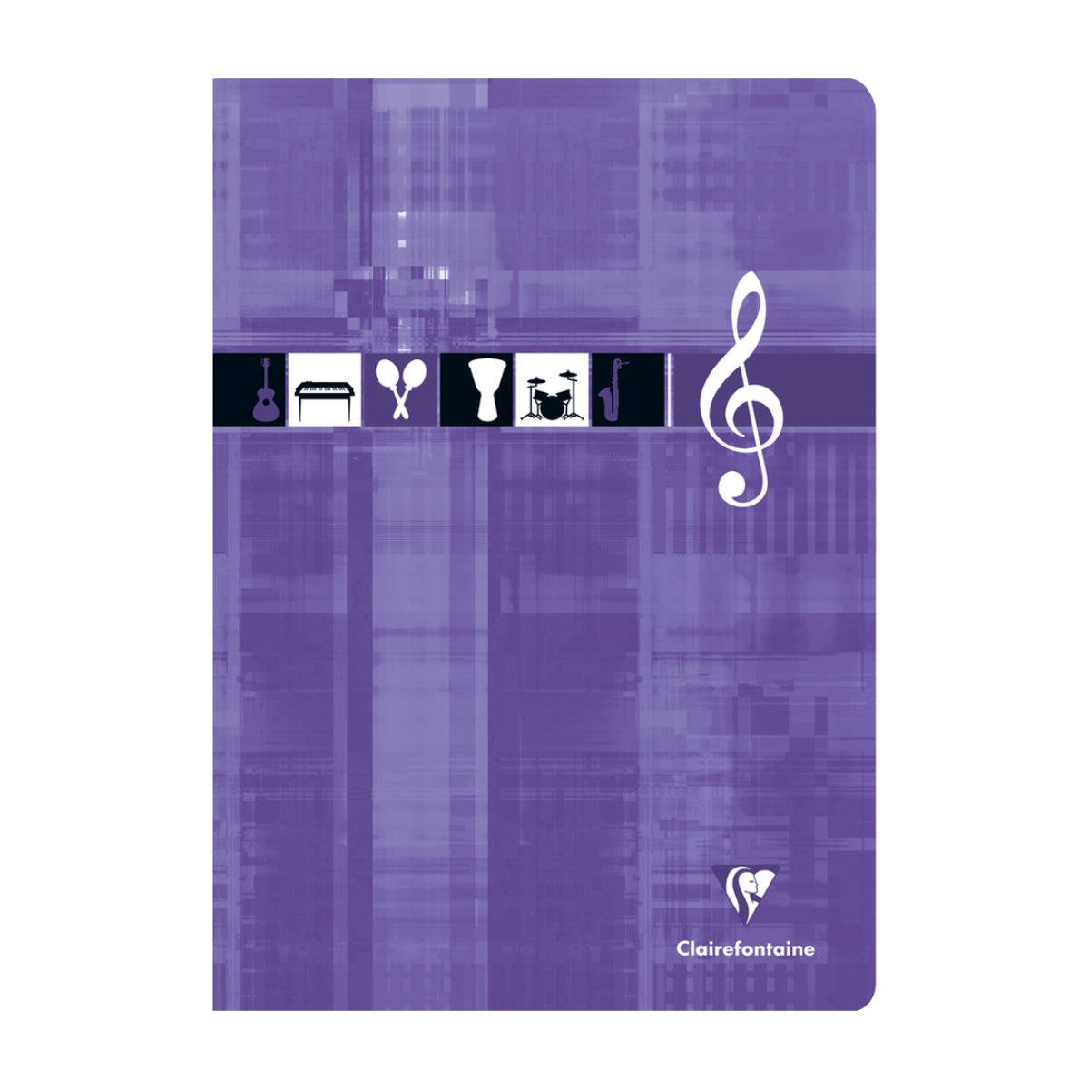 Clairefontaine Music Book A4, Staplebound, 96/pages, Assorted Colors