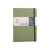 Clairefontaine Age Bag Notebook A5, Leather Effect, Lined, 90gsm, 192/pages, Green