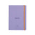 RHODIA Perpetual undated Diary A5, Soft PU Cover, 1Week/1Page, Lilac
