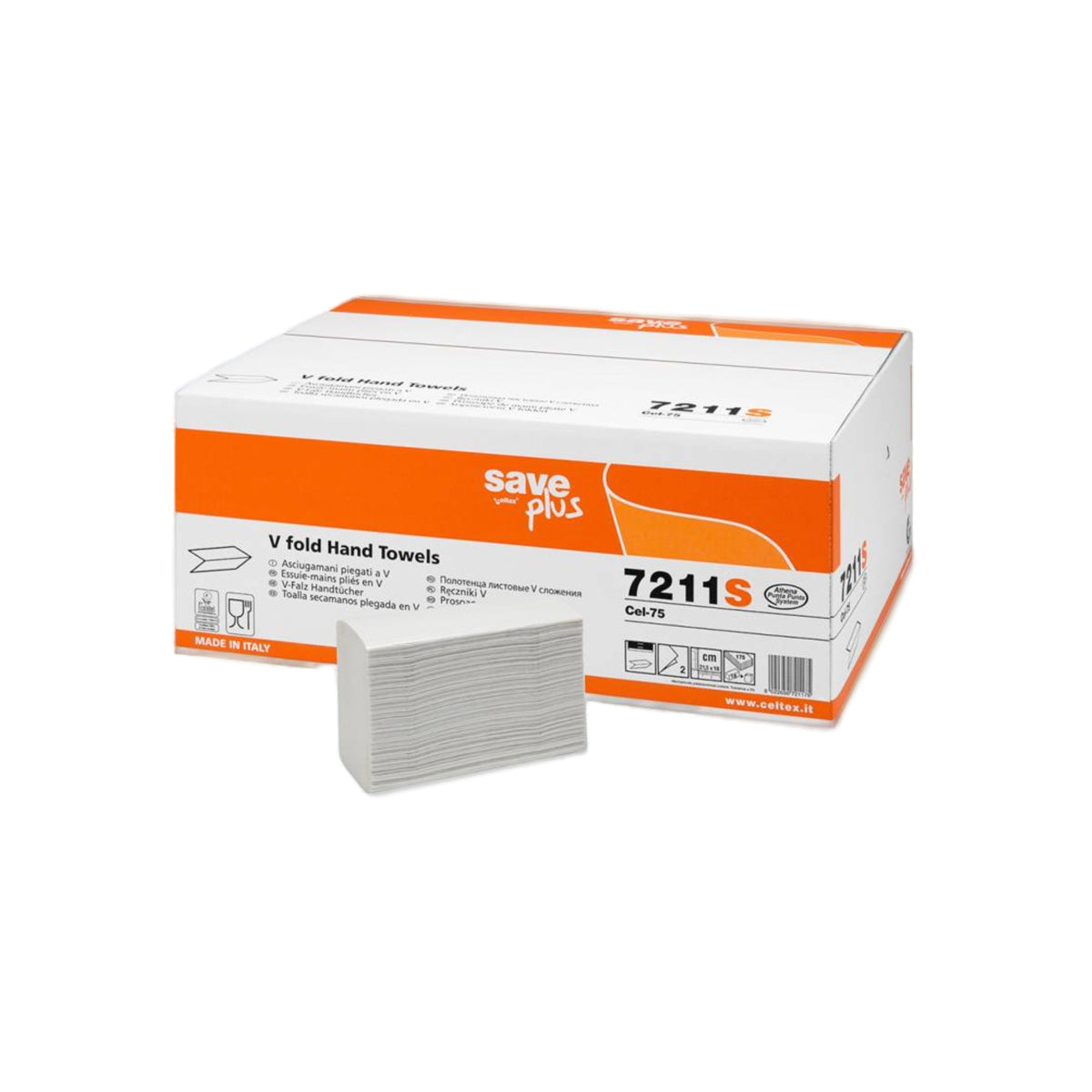 Save Plus V-Fold Hand Towels 2 Ply