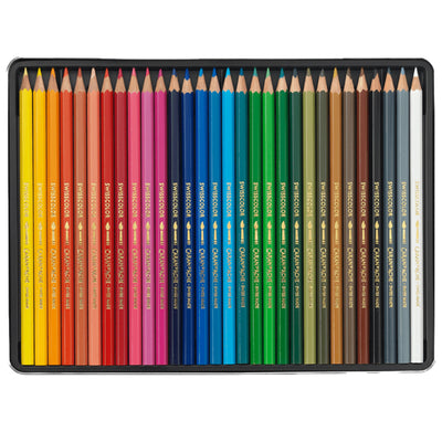 CARAN d'ACHE SWISSCOLOR Water-Soluble, Color Pencil, 30/metal case