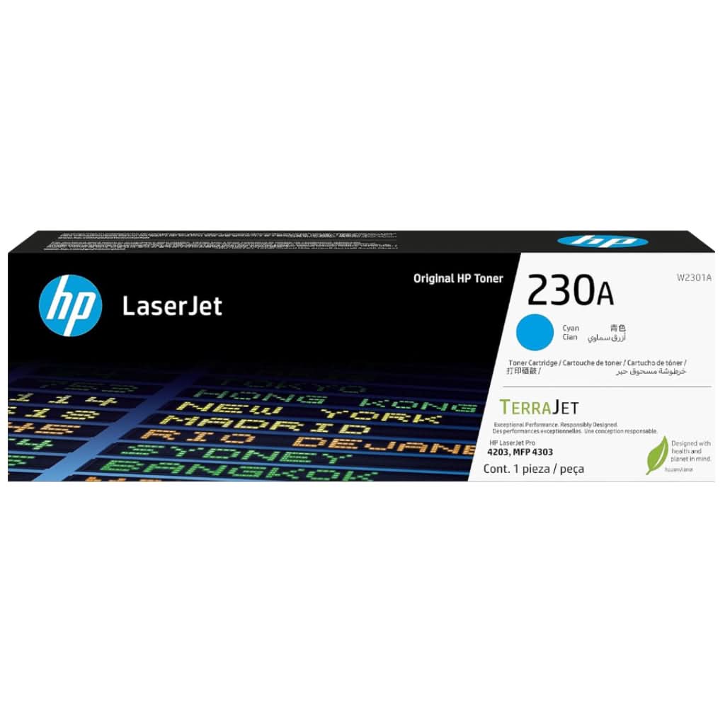 HP 230A Cyan Toner Cartridge - W2301A
