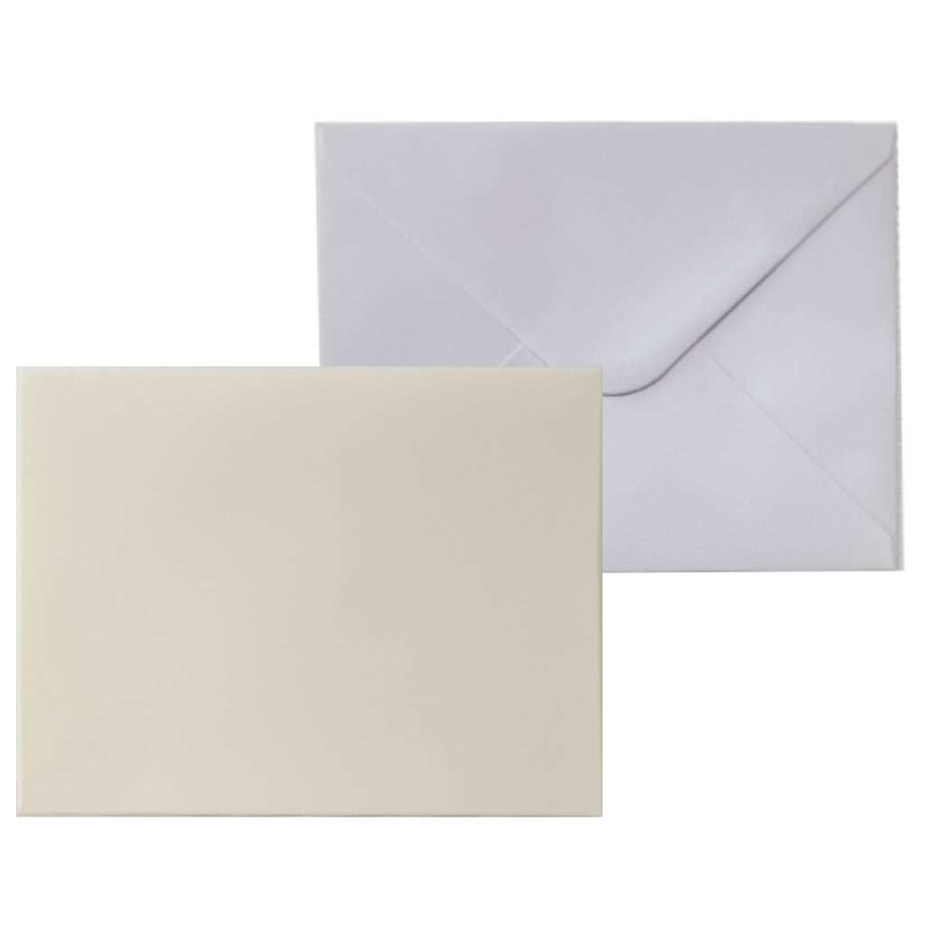 Colored Blank Folded Cards with Envelope, 14 x 11cm, Various Colors