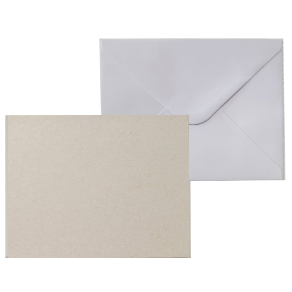 Colored Blank Folded Cards with Envelope, 14 x 11cm, Various Colors