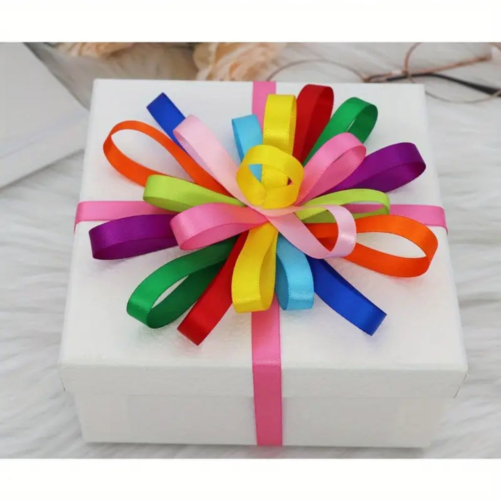 Satin Ribbon, 10mm x 25yards, Various Colors