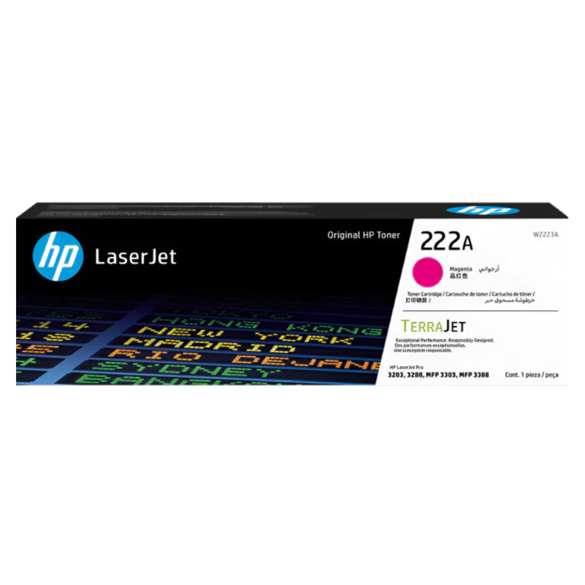 HP 222A Magenta Toner Cartridge - W2223A