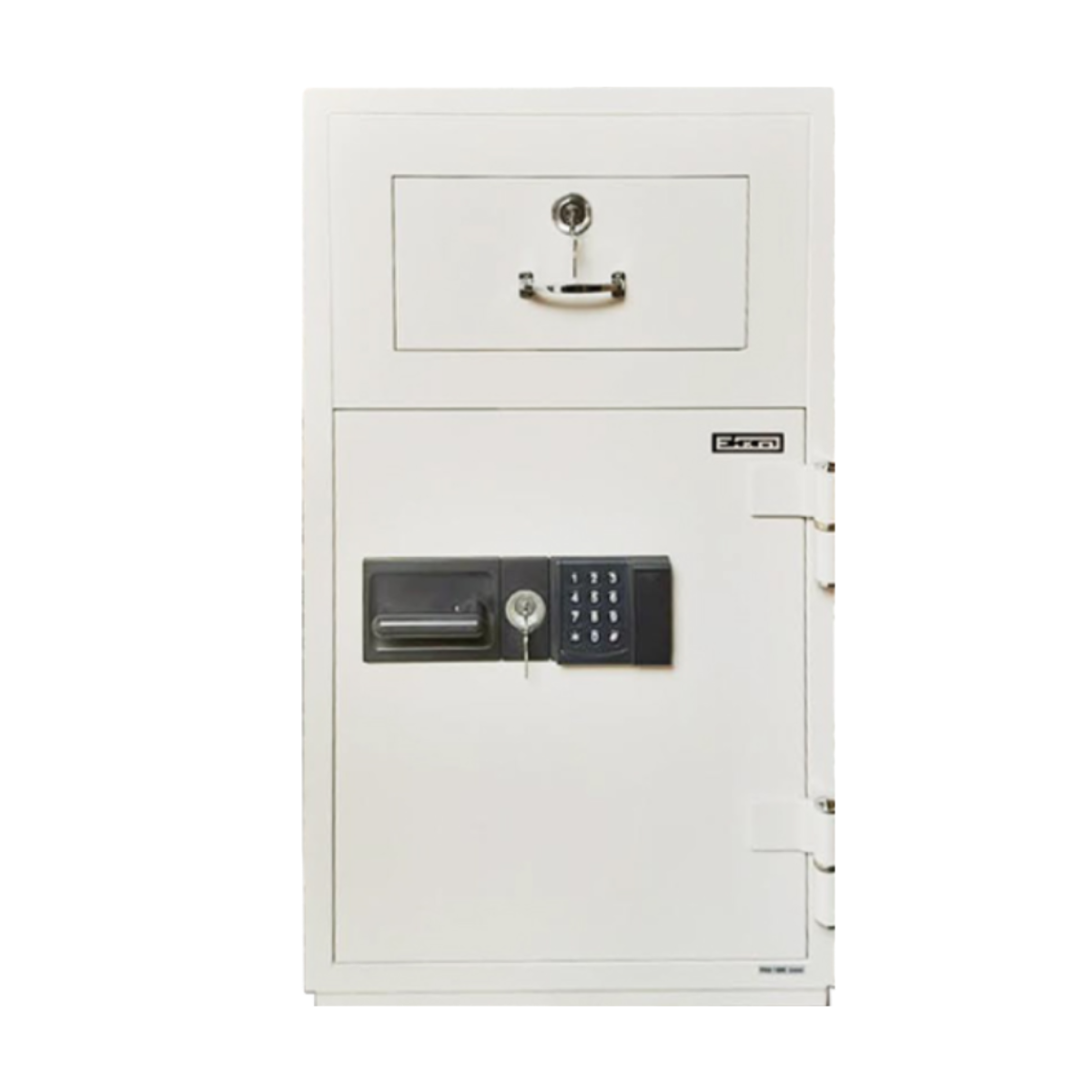 Eiko PSG-125E Fire Resistant Deposit Safe, Digital & Key Lock, Light Grey