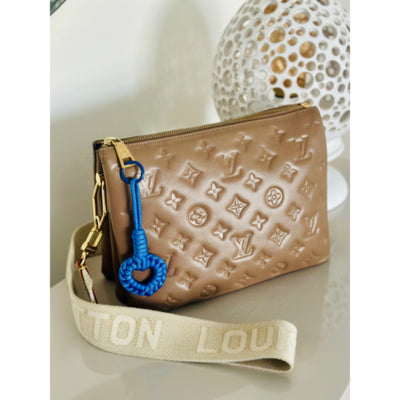 Keychain Heart-Shaped -  Handmade in the UAE, Various Colors