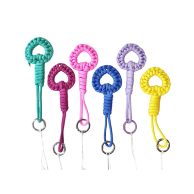 Keychain Heart-Shaped -  Handmade in the UAE, Various Colors