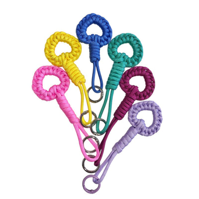 Keychain Heart-Shaped -  Handmade in the UAE, Various Colors