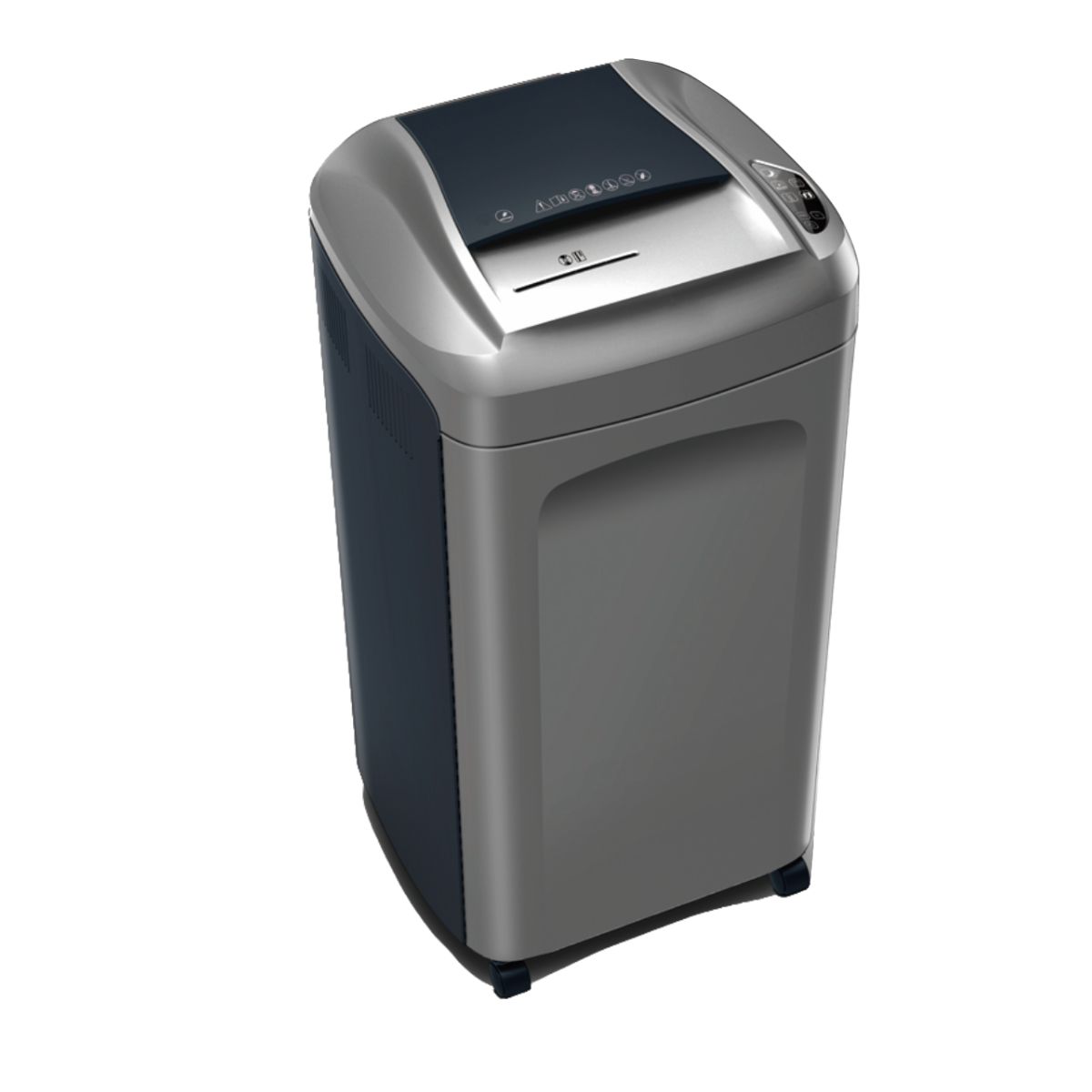 New United DT-200S Plus Strip-Cut Shredder, Black/Silver