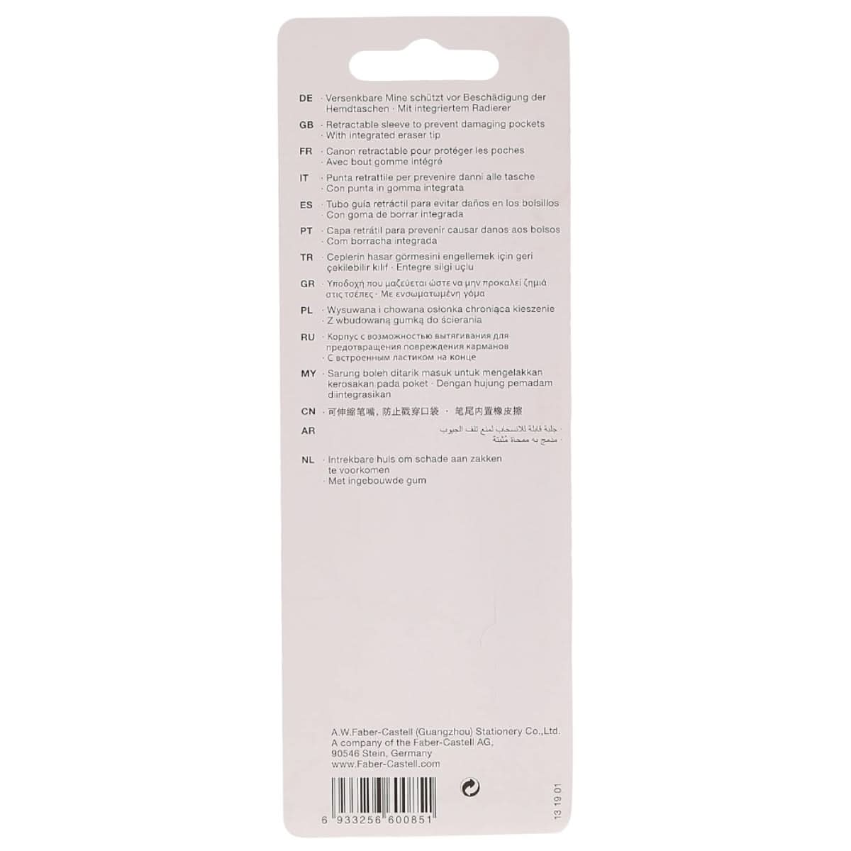 Faber Castell Gripmatic Opaque Mechanical Pencil 0.7mm w/ 2B Polymer Finelead