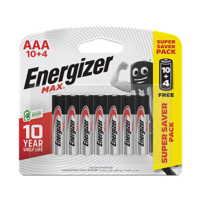 Energizer Alkaline Battery 10+4/pack