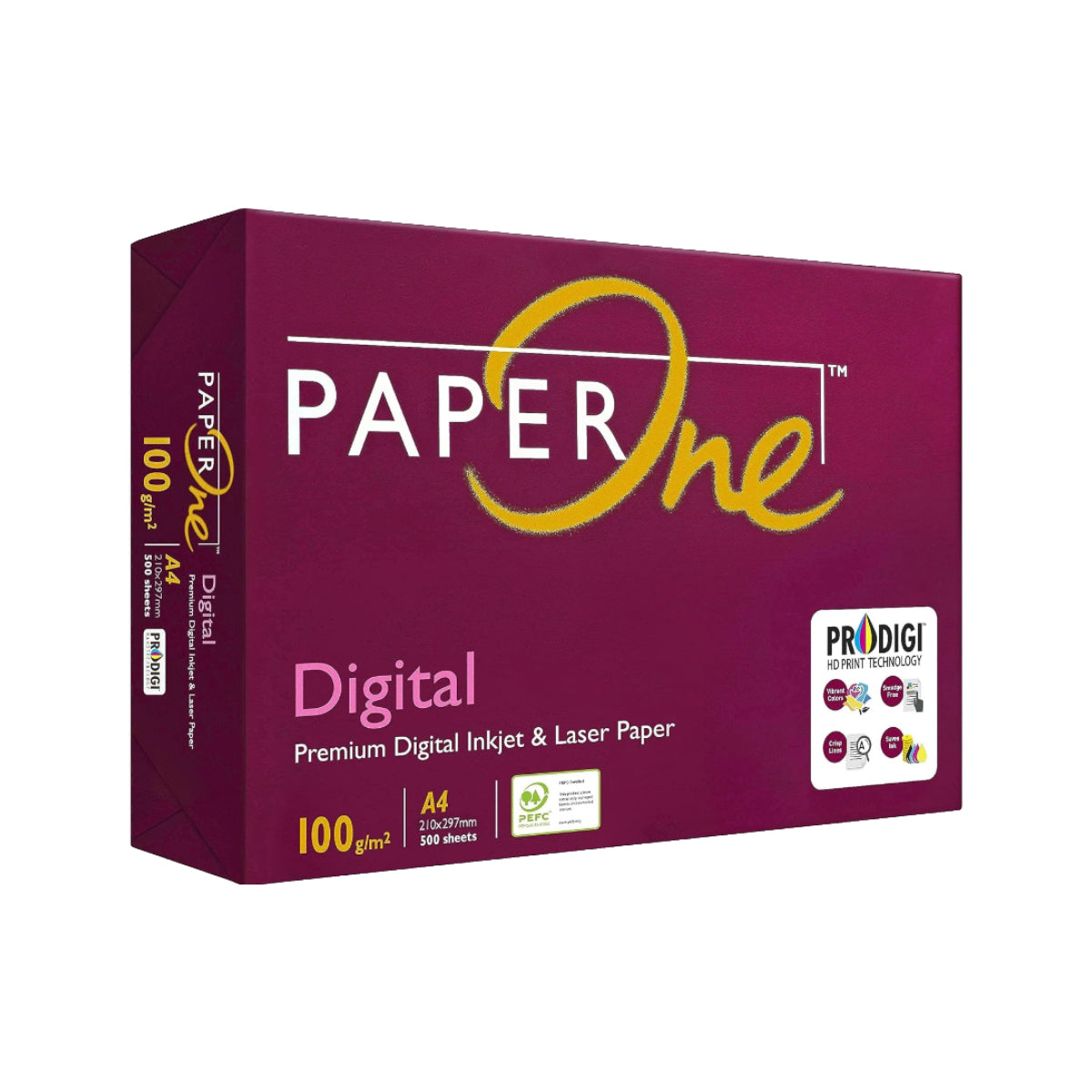 Paper One Digital Premium Copy Paper 100gsm, 500sheet/ream