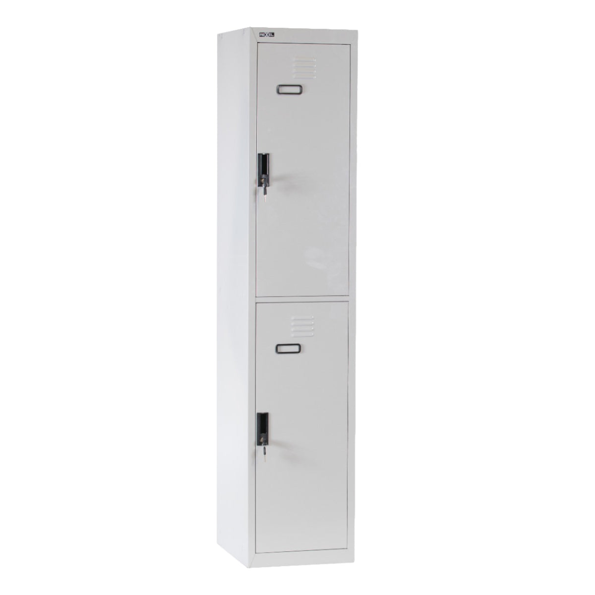 Rexel Locker, 180x37.5x46 cm, 2 Door, Grey