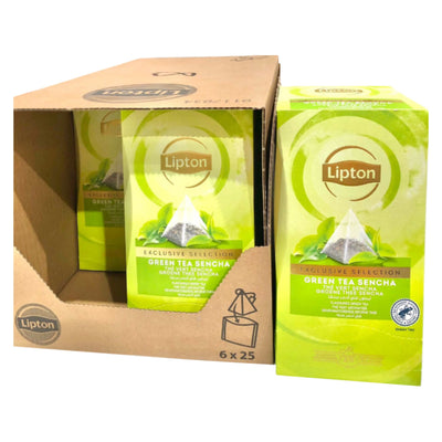 Lipton Exclusive Selection, Green Tea Sencha, 25bags/pack, 6pack/box