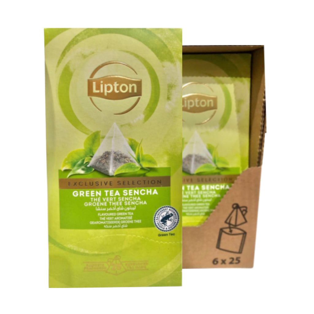 Lipton Exclusive Selection, Green Tea Sencha, 25bags/pack, 6pack/box
