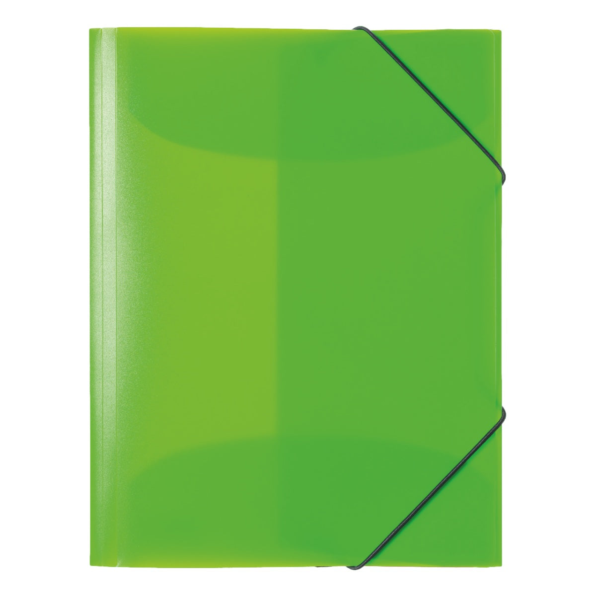 Herma Folder A4 with elastic fastener PP, Neon Green