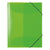 Herma Folder A4 with elastic fastener PP, Neon Green