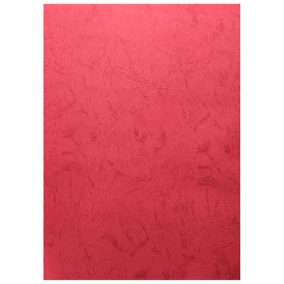 Deluxe Embossed Leather Board Binding Cover, 100/pack, Red