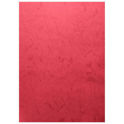 Deluxe Embossed Leather Board Binding Cover, 100/pack, Red