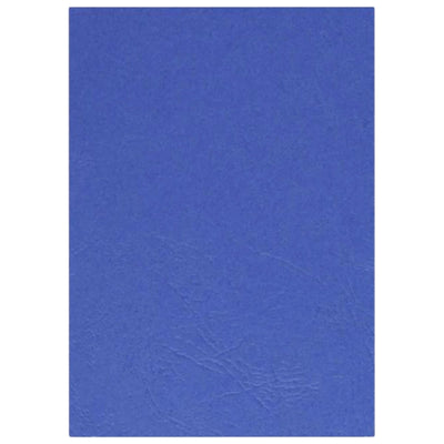 Deluxe Embossed Leather Board Binding Cover, 100/pack, Dark Blue