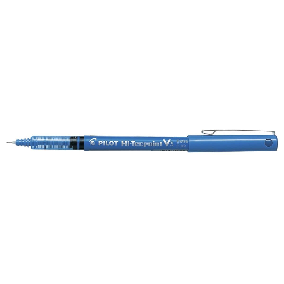 Pilot V5 Hi-Tecpoint BX-V5 Roller Ball Pen, 0.5mm, Blue