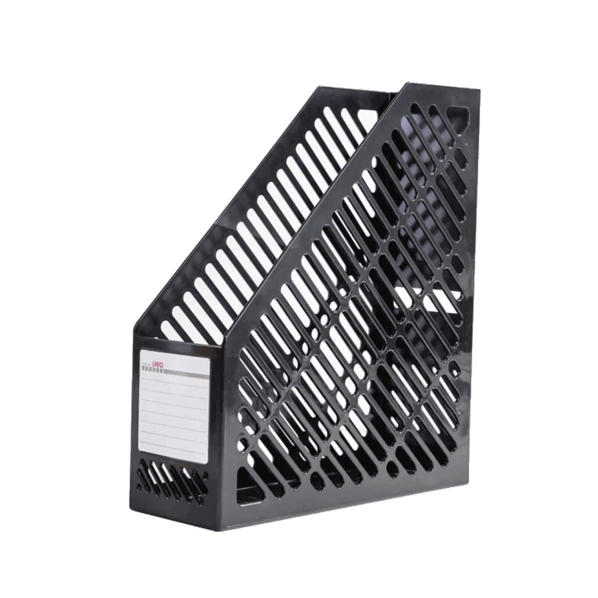 deli Plastic Magazine Rack, Black