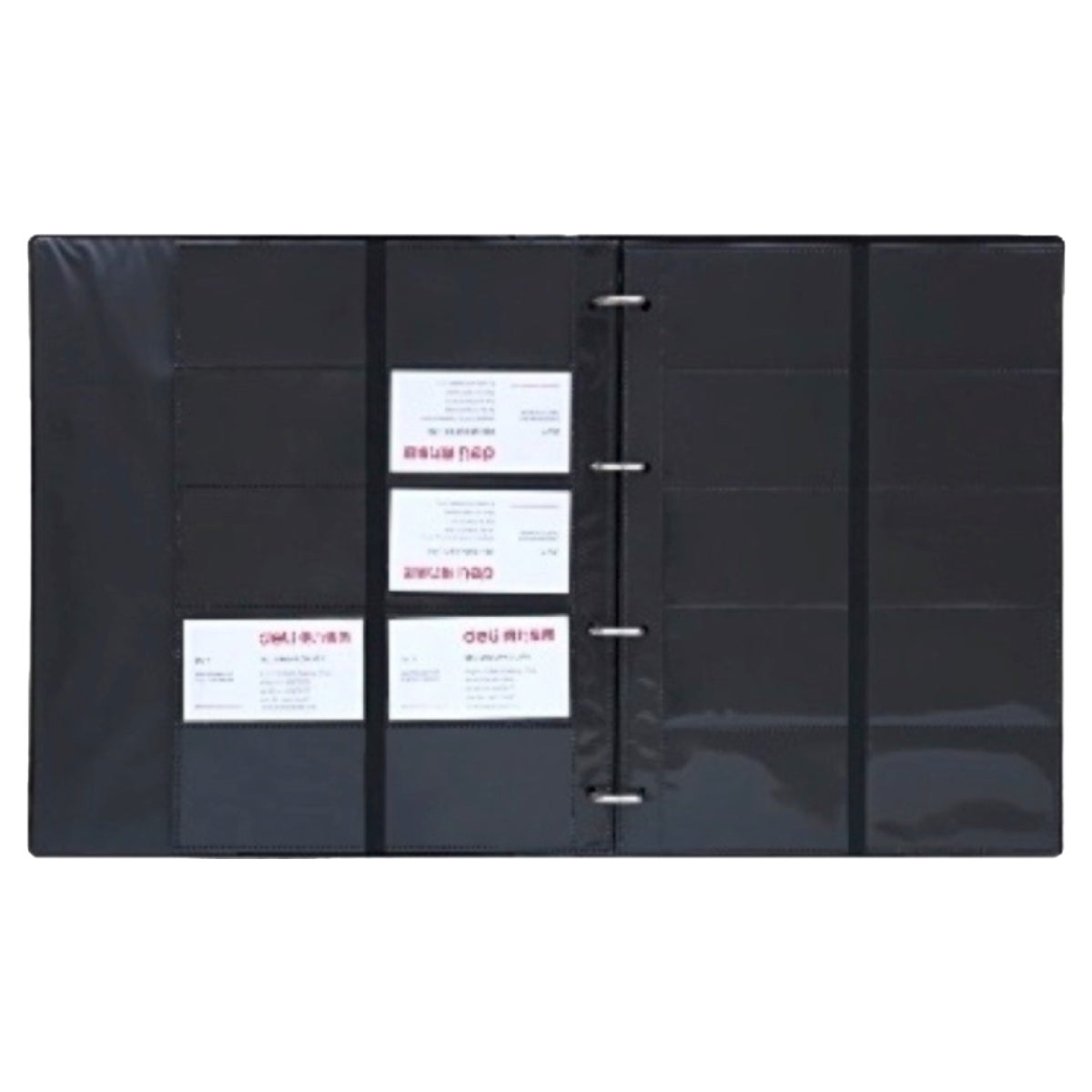 Deluxe Name Card Holder A4, 600 Cards, Black