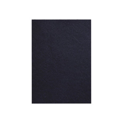 Deluxe Embossed Leather Board Binding Cover, 100/pack, Black
