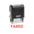 Trodat Printy 4911 Stamp 'FAXED'