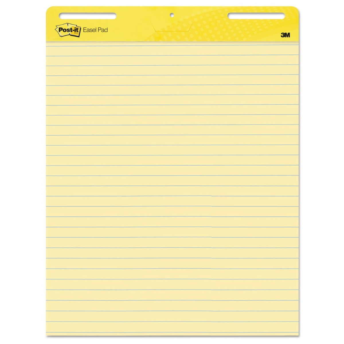 3M Post-it Self-Stick Easel Pad 561, 25x30 inches, line ruled, 2pad/pack, Yellow
