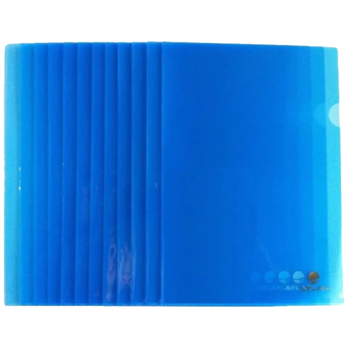 Atlas Clear L Folder A4, 12/pack, Blue
