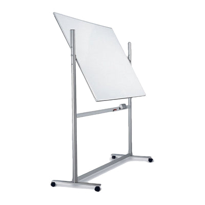 Double Sided Magnetic White Board, with Metal Stand and Wheels