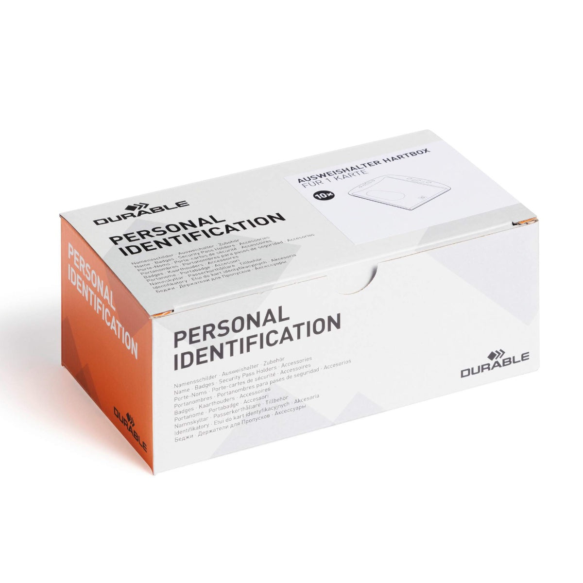 Durable Security Pass Holder for 1 ID Card