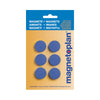 Magnetoplan Magnets Discofix, 25mm, 6/pack, Blue