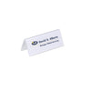 Durable Table Place Name Holder, 61/122 x 150 mm, Transparent