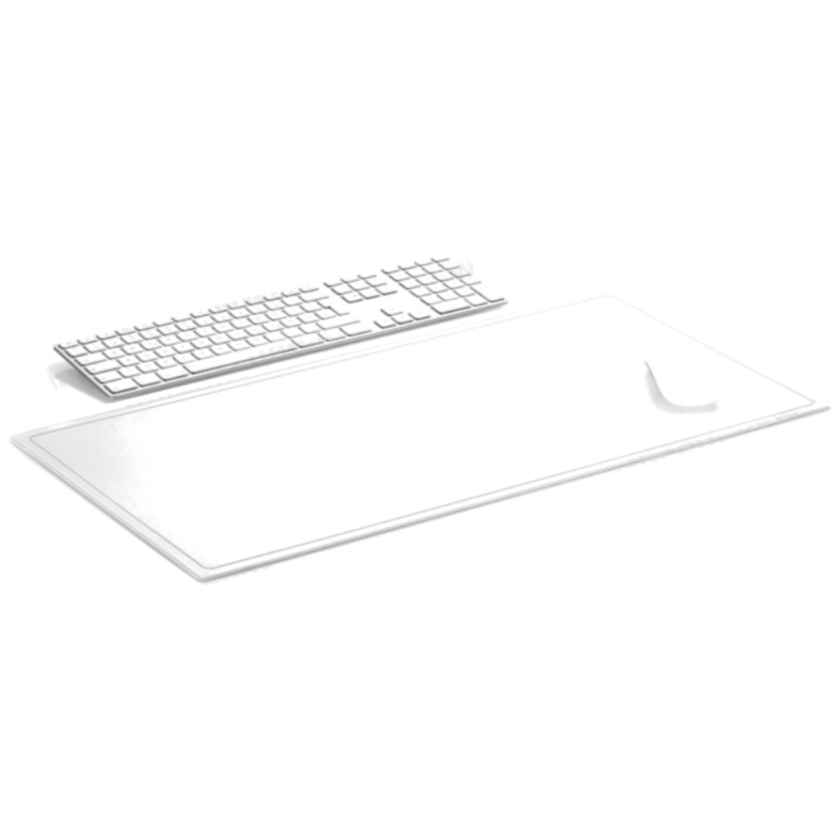 HANSA ComputerPad Desk Mat, 65 x 34 cm, Transparent