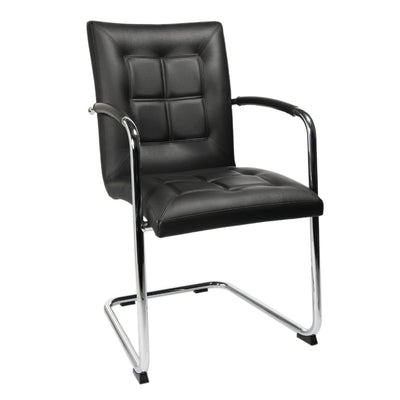 Topstar CHAIRMAN 450 Professional Visitor Chair, Leather Black